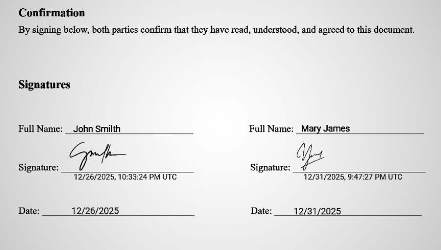 Safe, Secure, and Legally Binding